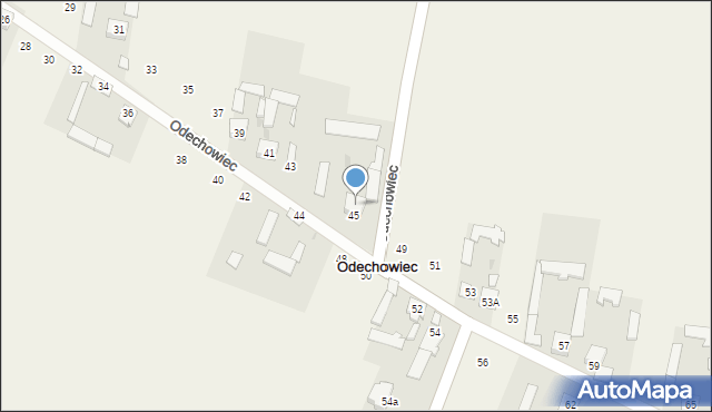 Odechowiec, Odechowiec, 47, mapa Odechowiec