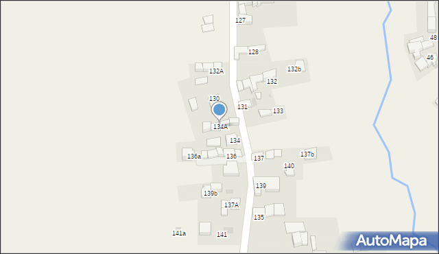 Odrowąż, Odrowąż, 134A, mapa Odrowąż