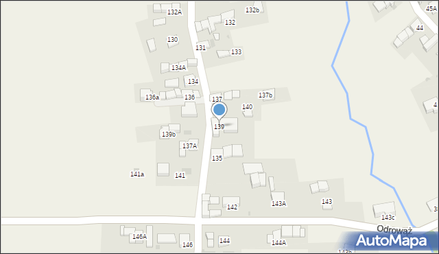 Odrowąż, Odrowąż, 139, mapa Odrowąż