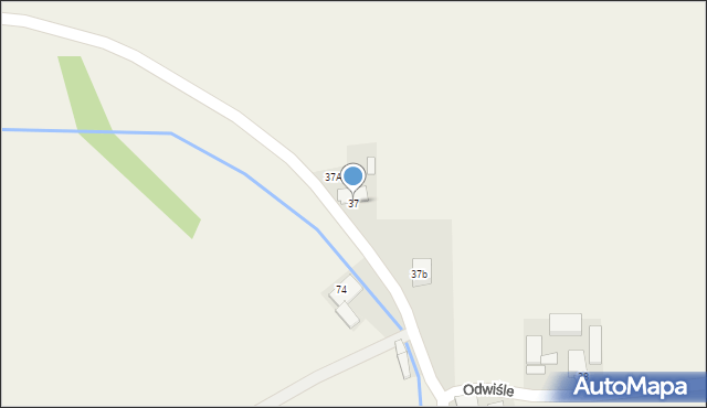 Odwiśle, Odwiśle, 37, mapa Odwiśle