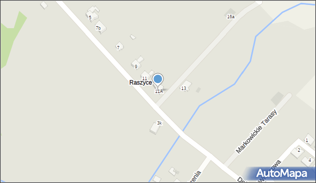 Racibórz, Odrodzenia, 11A, mapa Racibórz