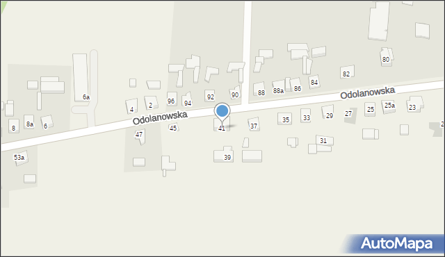 Raczyce, Odolanowska, 41, mapa Raczyce