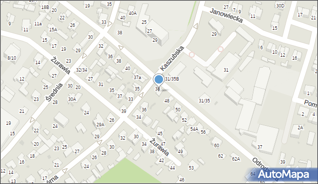 Radom, Odrodzenia, 46, mapa Radomia