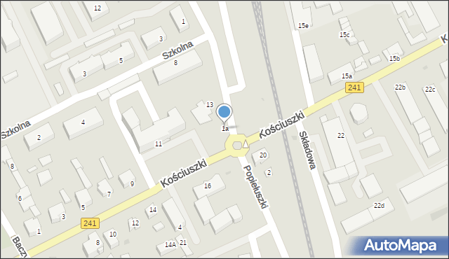Sępólno Krajeńskie, Odrodzenia, 1a, mapa Sępólno Krajeńskie