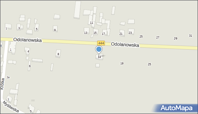 Sulmierzyce, Odolanowska, 14, mapa Sulmierzyce