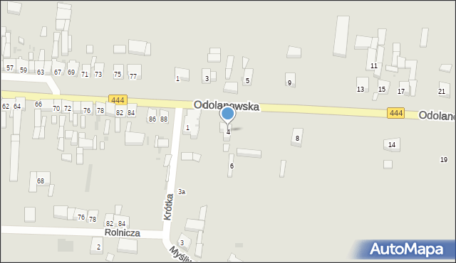 Sulmierzyce, Odolanowska, 4, mapa Sulmierzyce