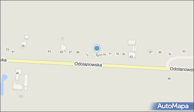 Sulmierzyce, Odolanowska, 73, mapa Sulmierzyce