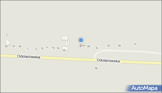 Sulmierzyce, Odolanowska, 87, mapa Sulmierzyce