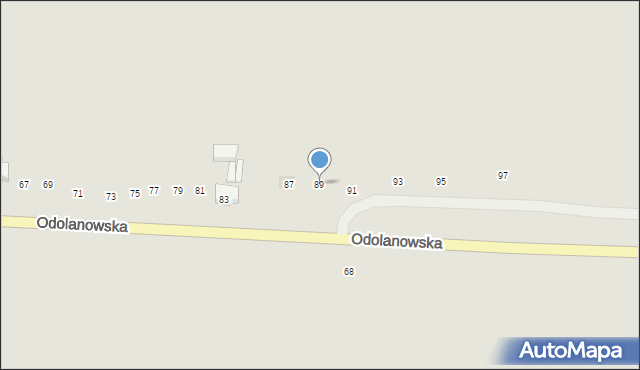 Sulmierzyce, Odolanowska, 89, mapa Sulmierzyce