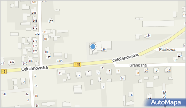 Topola Mała, Odolanowska, 138A, mapa Topola Mała