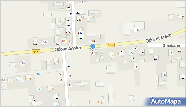 Topola Wielka, Odolanowska, 11, mapa Topola Wielka