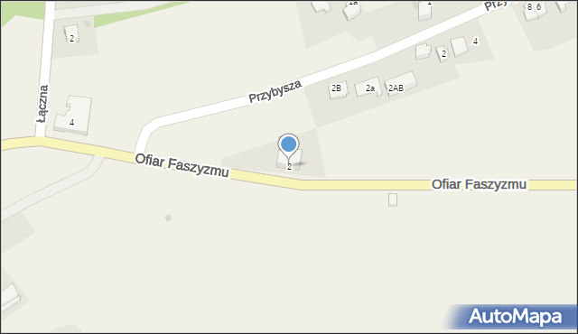 Brzeźce, Ofiar Faszyzmu, 2, mapa Brzeźce