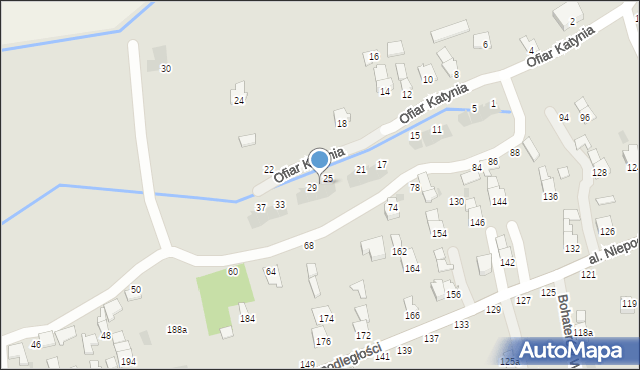 Głogów Małopolski, Ofiar Katynia, 27, mapa Głogów Małopolski