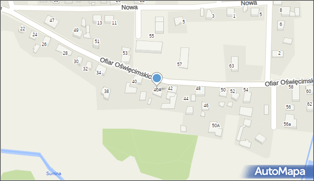 Górki Śląskie, Ofiar Oświęcimskich, 40A, mapa Górki Śląskie