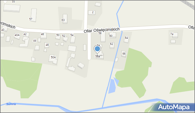 Górki Śląskie, Ofiar Oświęcimskich, 56a, mapa Górki Śląskie