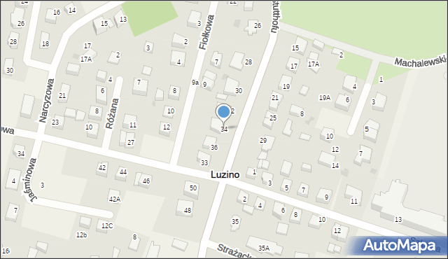 Luzino, Ofiar Stutthofu, 34, mapa Luzino