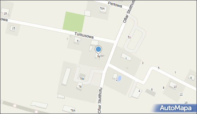 Luzino, Ofiar Stutthofu, 76, mapa Luzino