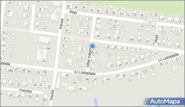 Mogilno, Ofiar Katynia, 6, mapa Mogilno