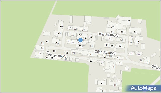 Police, Ofiar Stutthofu, 70a, mapa Police