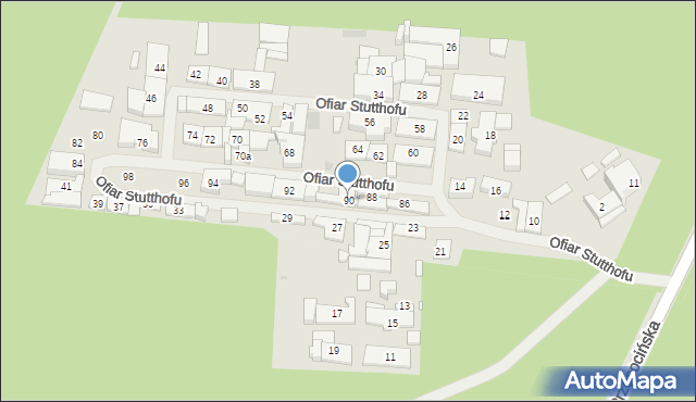 Police, Ofiar Stutthofu, 90, mapa Police