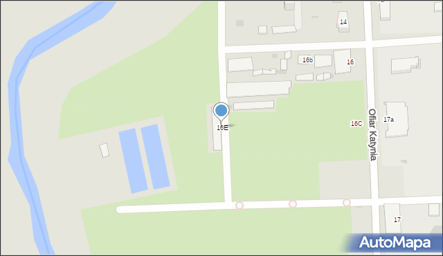 Przemyśl, Ofiar Katynia, 16E, mapa Przemyśla