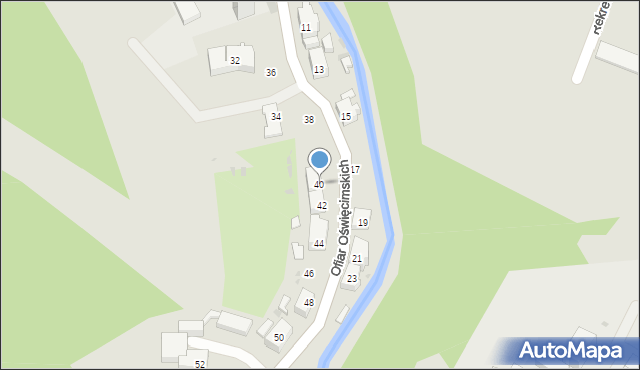 Świebodzice, Ofiar Oświęcimskich, 40, mapa Świebodzice