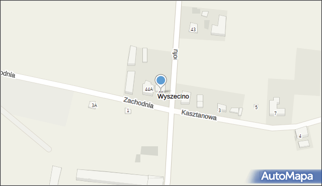 Wyszecino, Ofiar Stutthofu, 44, mapa Wyszecino