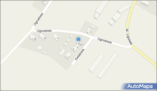 Bogaczów, Ogrodowa, 3, mapa Bogaczów