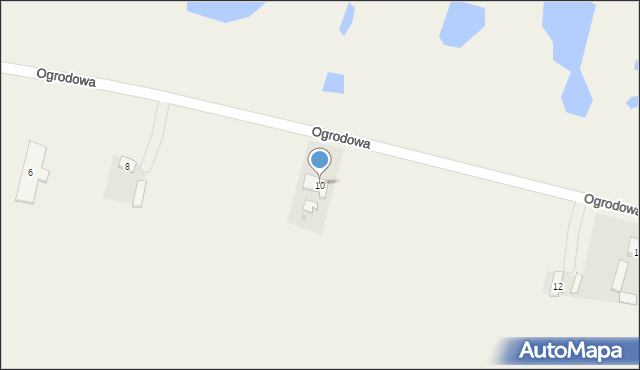 Boniewo, Ogrodowa, 10, mapa Boniewo