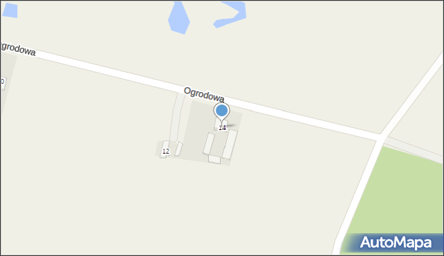 Boniewo, Ogrodowa, 14, mapa Boniewo