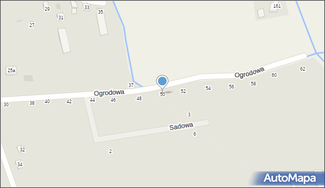 Czchów, Ogrodowa, 50, mapa Czchów