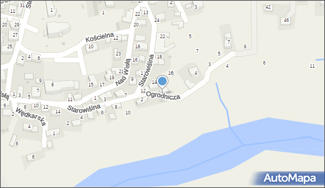 Czernichów, Ogrodnicza, 1, mapa Czernichów