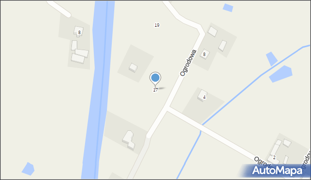 Czersk, Ogrodowa, 17, mapa Czersk