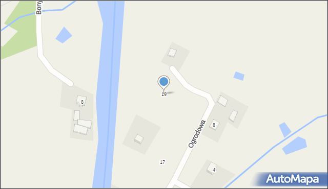 Czersk, Ogrodowa, 19, mapa Czersk