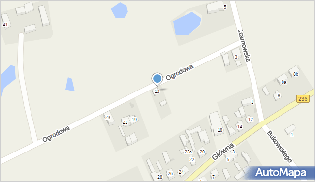 Czyczkowy, Ogrodowa, 13, mapa Czyczkowy