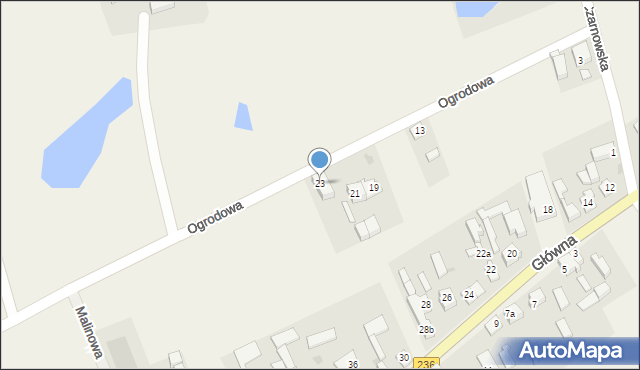 Czyczkowy, Ogrodowa, 23, mapa Czyczkowy