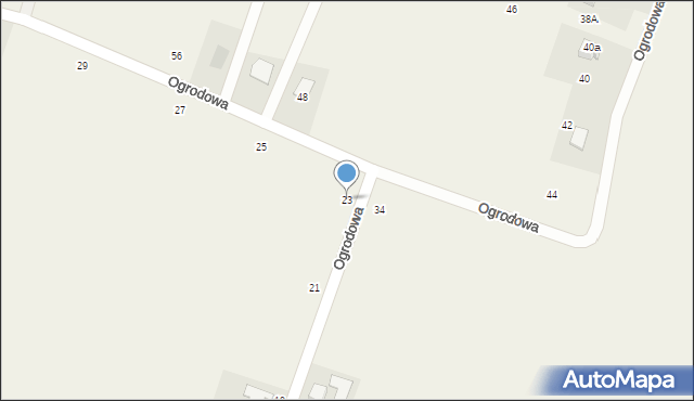 Dębowiec, Ogrodowa, 23, mapa Dębowiec