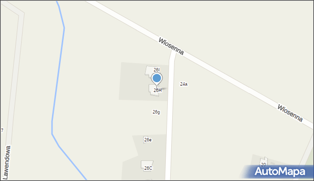 Dygowo, Ogrodowa, 26H, mapa Dygowo