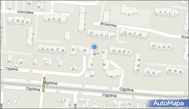 Elbląg, Ogólna, 53, mapa Elbląga