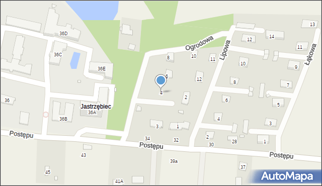 Garbatka, Ogrodowa, 4, mapa Garbatka