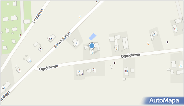 Glinka Duchowna, Ogródkowa, 1, mapa Glinka Duchowna