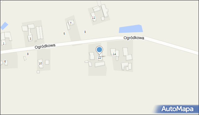 Glinka Duchowna, Ogródkowa, 12, mapa Glinka Duchowna