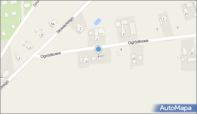 Glinka Duchowna, Ogródkowa, 6, mapa Glinka Duchowna