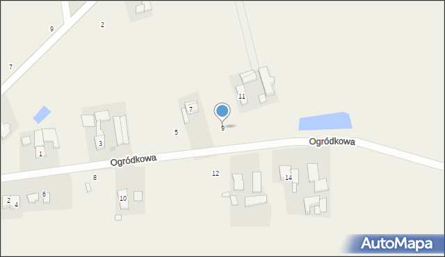 Glinka Duchowna, Ogródkowa, 9, mapa Glinka Duchowna