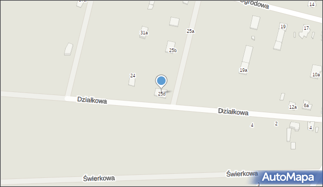 Grodków, Ogrodowa, 25d, mapa Grodków