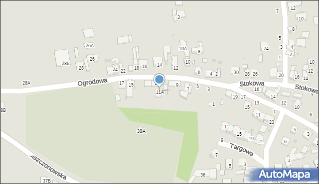 Grójec, Ogrodowa, 11A, mapa Grójec