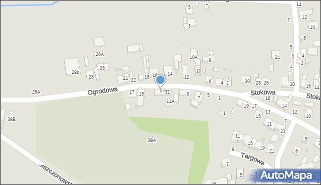 Grójec, Ogrodowa, 13, mapa Grójec