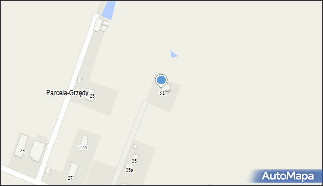 Grzędy, Ogrodowa, 31, mapa Grzędy