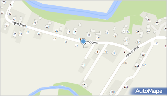 Iskrzynia, Ogrodowa, 11, mapa Iskrzynia