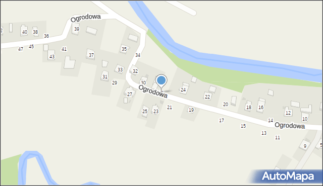 Iskrzynia, Ogrodowa, 26, mapa Iskrzynia